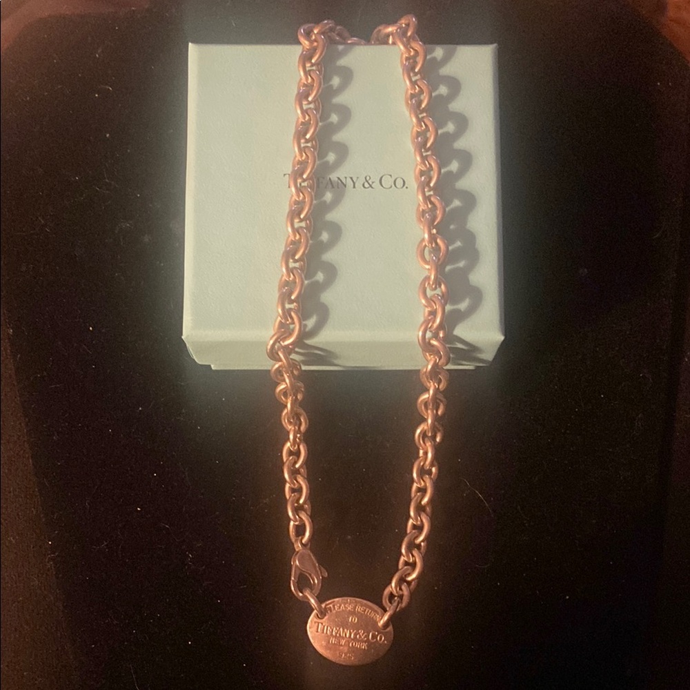 Authentic Tiffany & Co. Sterling Silver Toggle Choker